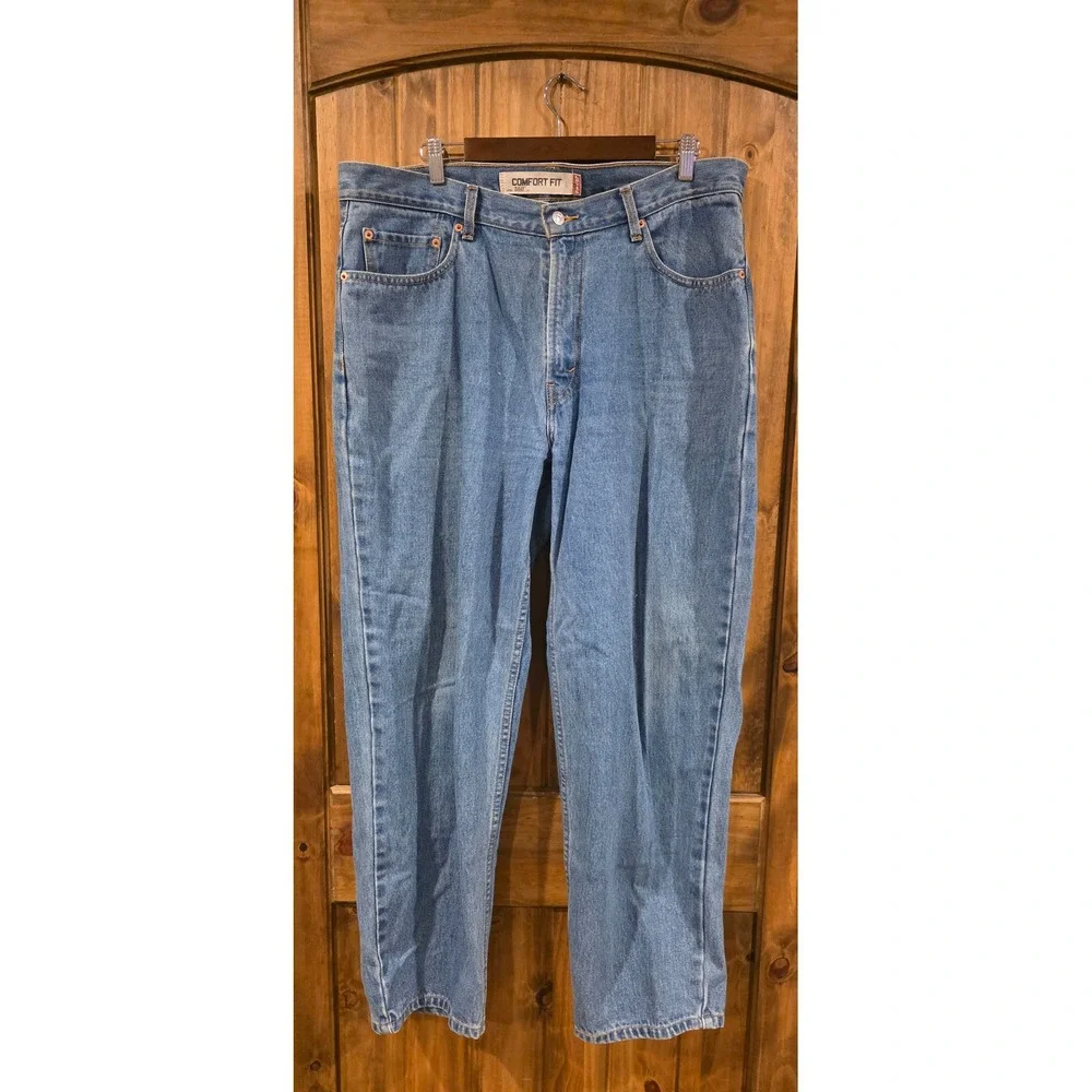 Levi's 560 Comfort Fit Jeans Mens‎ 36x30 Blue Excellent Relaxed Tapered Denim